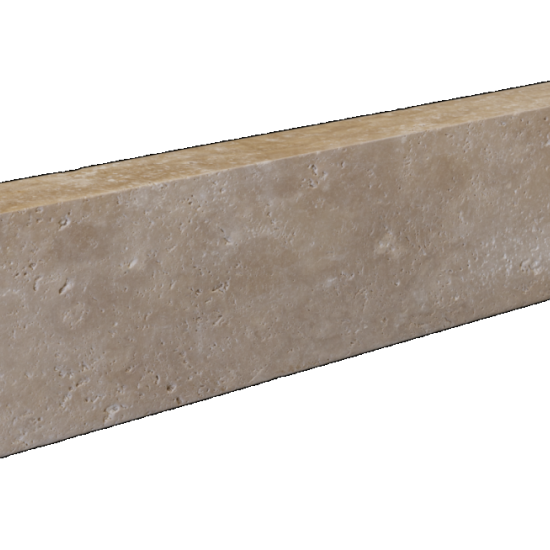 Beam/opsluitband Travertino autumn honed antique 8x25x100 cm