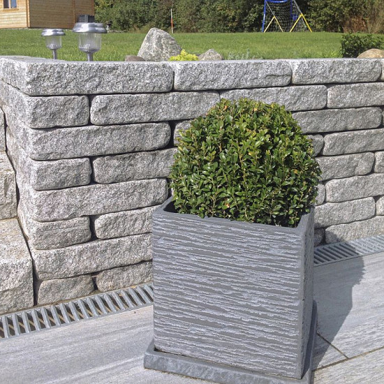 Graniwall Grey Rockface 40x16x8 cm - maandprijs