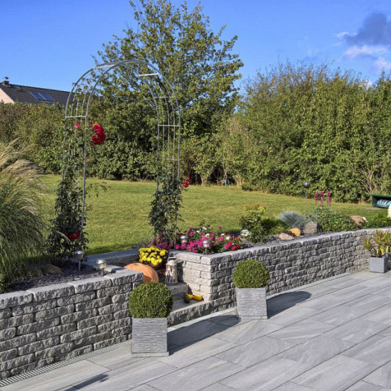 Graniwall Grey Rockface 40x16x8 cm - maandprijs