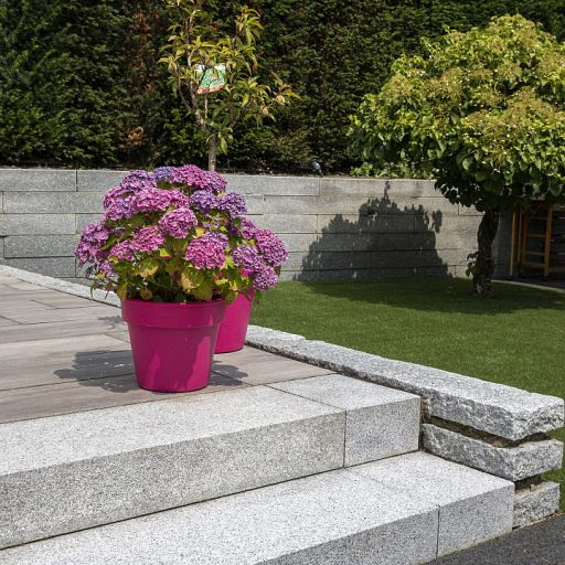 Traptrede Granit grey piazzo 100x35x15 cm - maandprijs