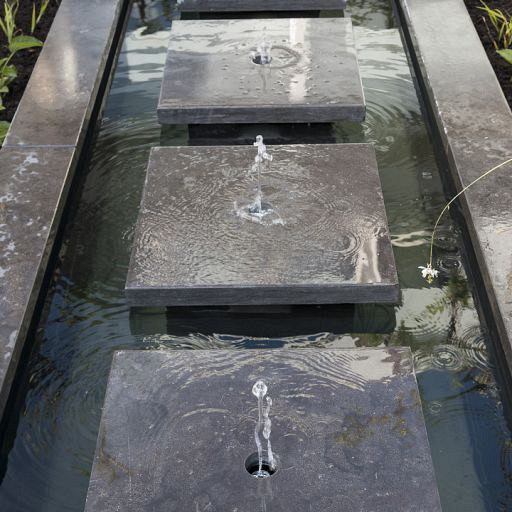 Afdekplaat / vijverrand Blue moon honed linea 100x20x3 - maandprijs