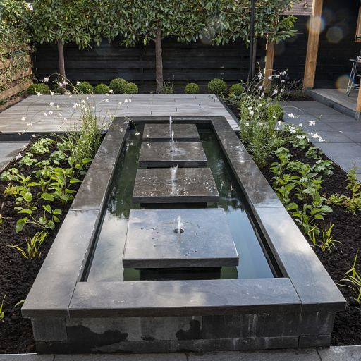 Afdekplaat / vijverrand Blue moon honed linea 100x20x3 - maandprijs