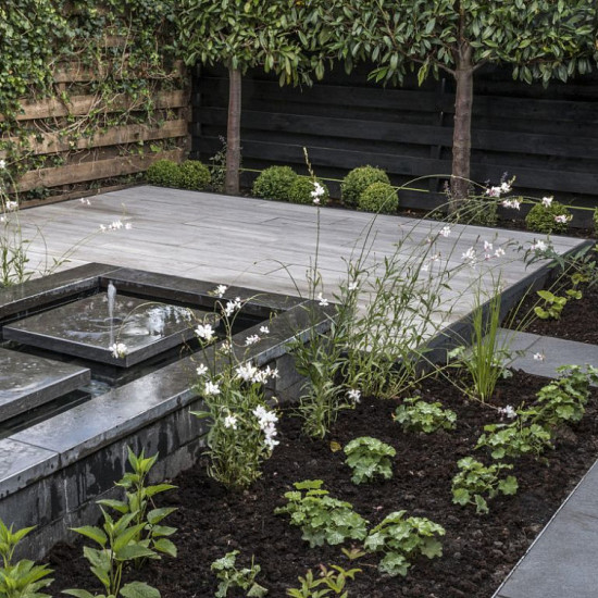 Afdekplaat / vijverrand Blue moon honed linea 100x20x3 - maandprijs