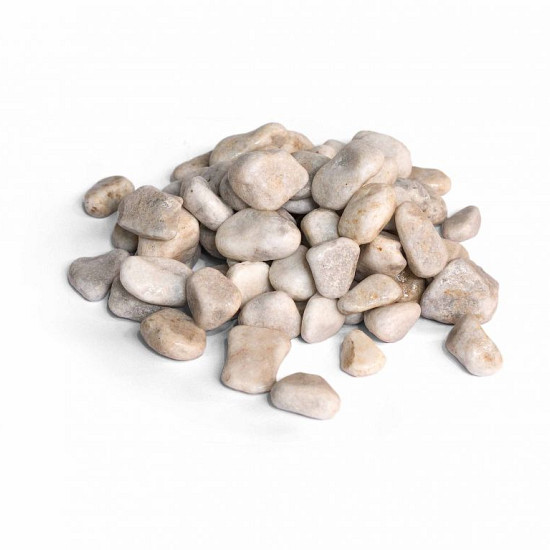 Carrara / marmer rond 25-40 mm (1000 kg)