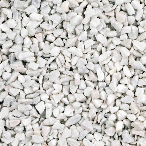 Carrara / marmer split 9-12 mm (1000 kg)