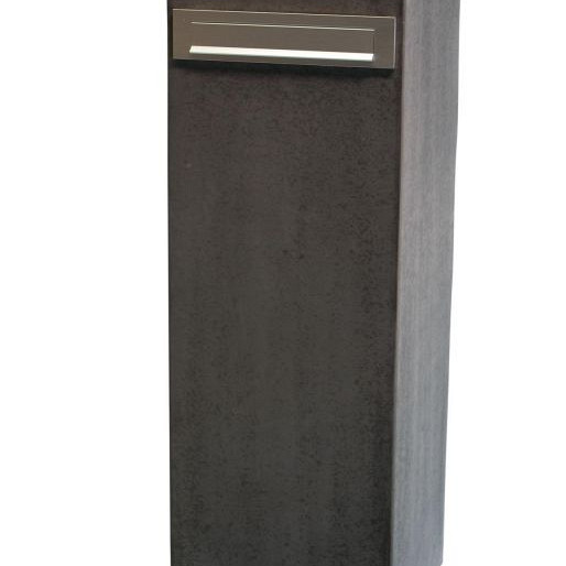 Brievenbus Colom Antraciet glad (37x37x110)
