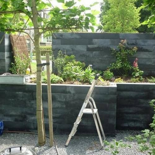 Stapelblok Linia pallisade 15x15x60 Nero