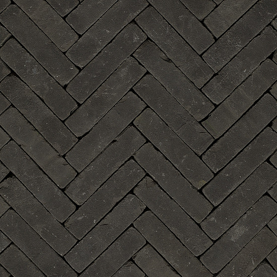 Gebakken WF80 getr. 200x50x80 mm Nero getrommeld bezand