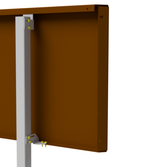 Vast anker groot (Alleen de paal) t.b.v. FL/RL 400/560/FHL