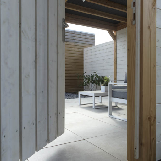 GeoCeramica® topplaat 80x80x1 Evoque Perla