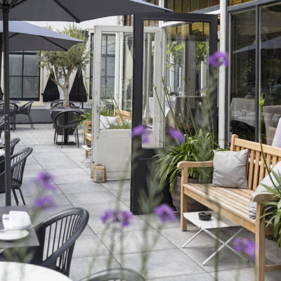 GeoCeramica® topplaat 60x60x1 Concreet Smoke