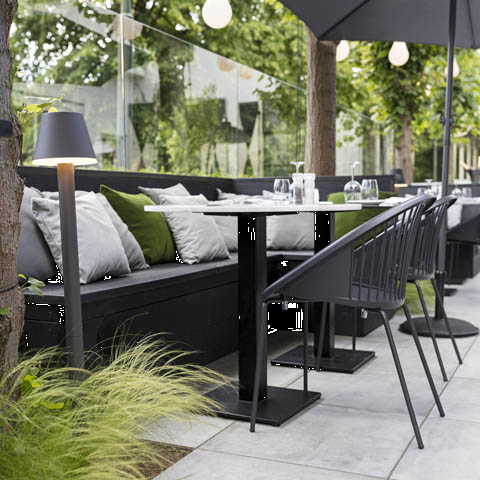 GeoCeramica® topplaat 60x60x1 Concreet Smoke