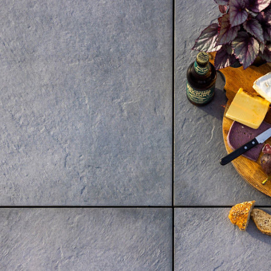 Keramische tegel 90x90x3 cm Triagres Craft Dark Grey