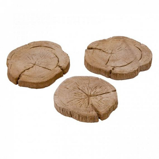 Timberstone Staptegel Coppice Brown Ø30-45x5