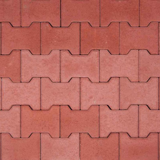 H-profiel 19,8x16,3x8 Rood