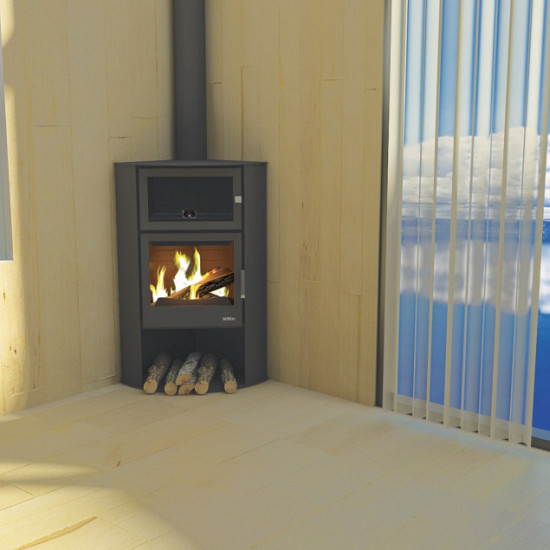 Tuin/Terras Haard Boreal EH 7000 - houtmodel hoek vrijstaand met oven
