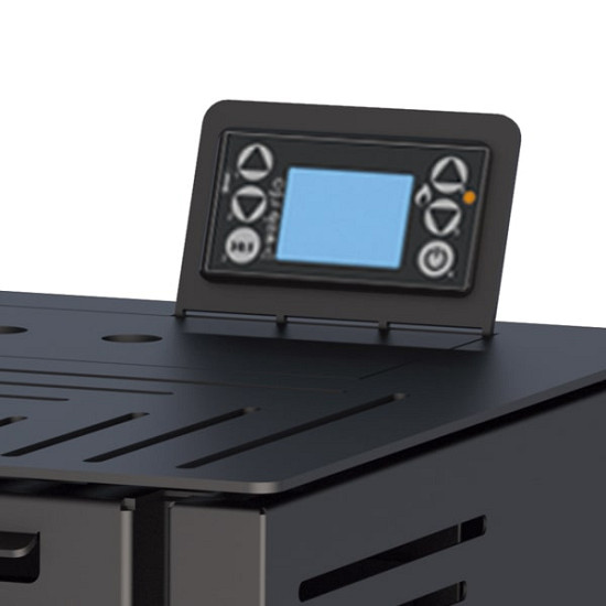 Tuin/Terras Haard Boreal 6 bordaux - pelletmodel vrijstaand