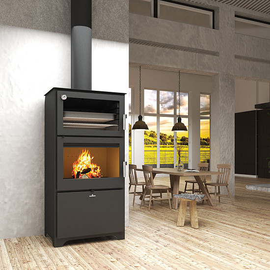 Tuin/Terras Haard Murano L - houtmodel vrijstaand met oven