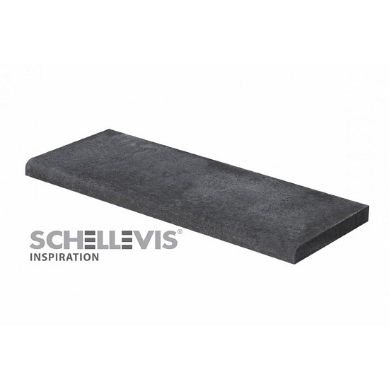 Schellevis Zwembadrand 100x40x5 cm carbon