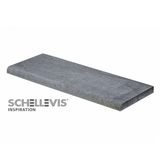 Schellevis Zwembadrand 100x100x5 cm grijs
