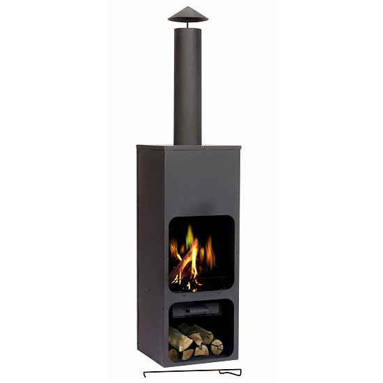 Hotpot firepit 45x45x199 cm