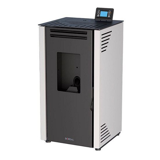 Tuin/Terras Haard Boreal 6 wit - pelletmodel vrijstaand