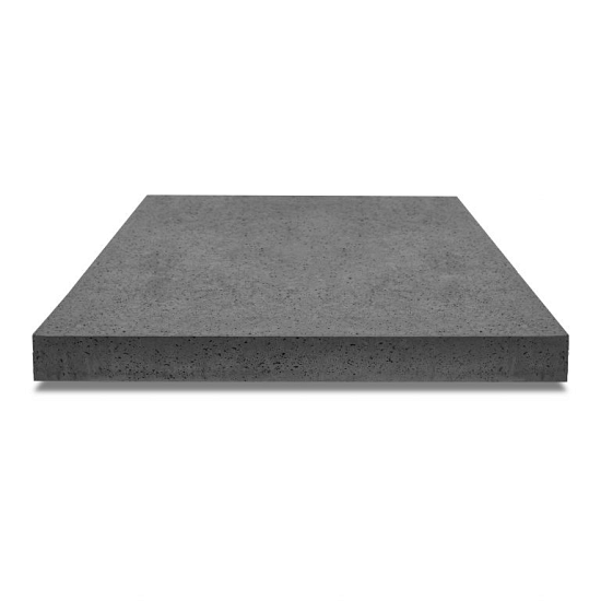 ArtiStone tegel 120x120x7 Antraciet zonder facet, gewapend