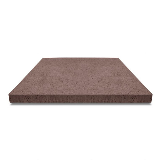 ArtiStone tegel 80x80x5 Roodbruin zonder facet, gewapend