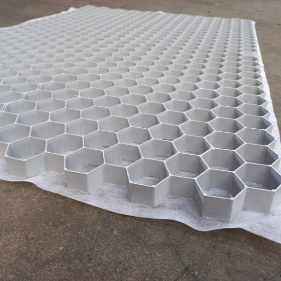 Gravel Aslon splitplaat pro 120x80x3 grijs XL + onderdoek (0,96 m² p/plaat)