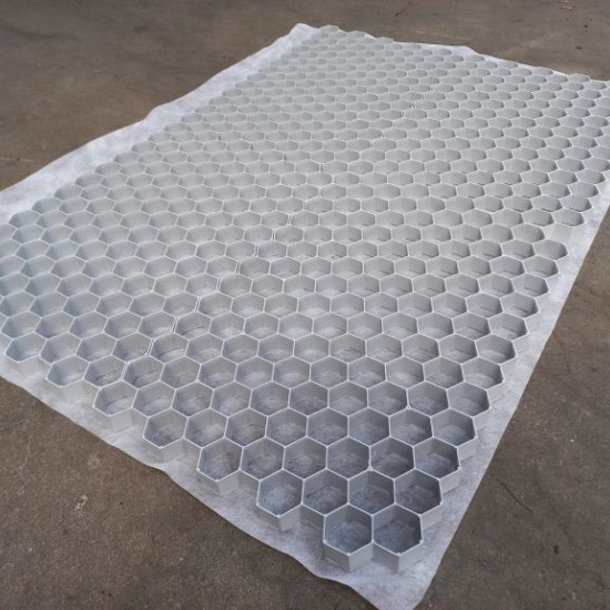 Gravel Aslon splitplaat pro 120x80x3 grijs XL + onderdoek (0,96 m² p/plaat)