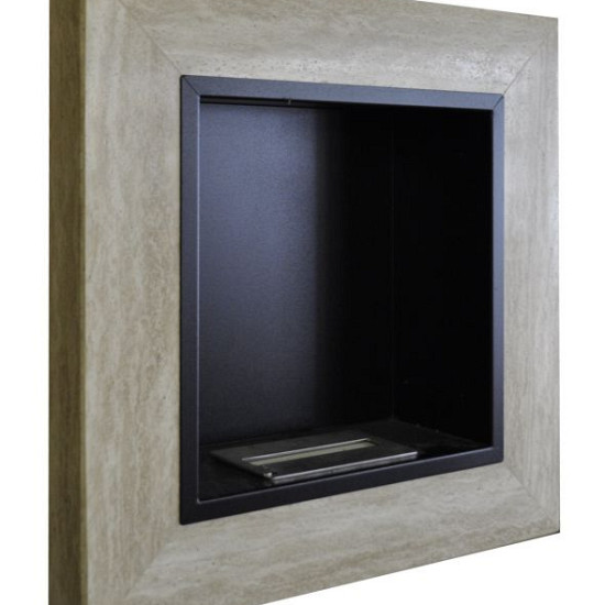 Sfeerhaard Riva Travetine 60x60x17 cm