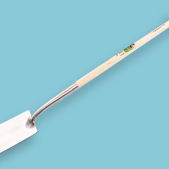 Zwanenhalsspade ATLAS DIAMANT GEPOLIJST blad, met HICKORY T-steel