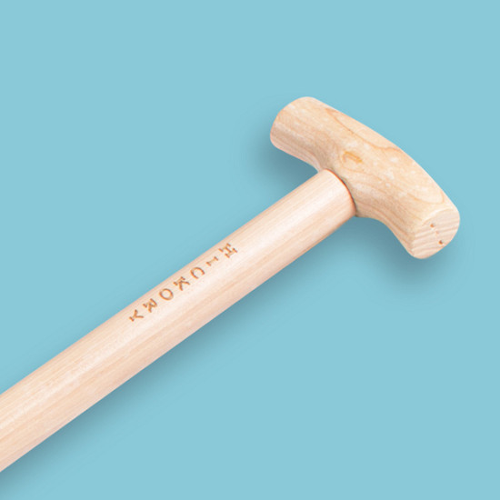 Zwanenhalsspade ATLAS DIAMANT GEPOLIJST blad, met HICKORY T-steel