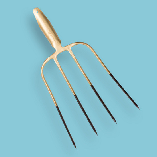 Mestvork OFFNER 4 tands, met lipdul