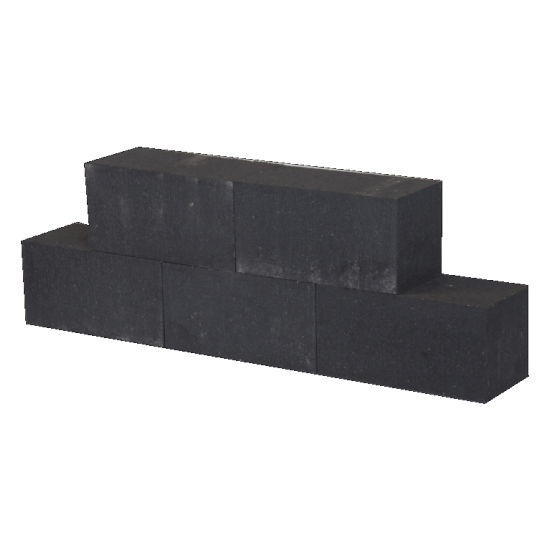 Patioblok strak 30x15x15 cm antraciet