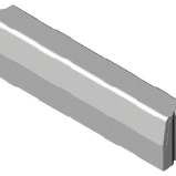 Trottoirband 13/15x25x100 grijs visbek K