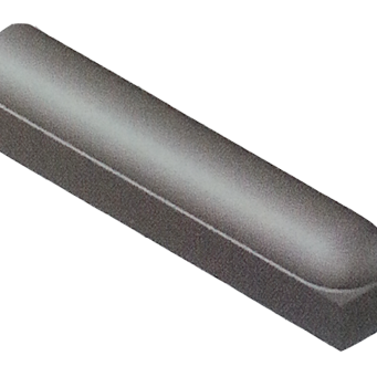 Stootband met voet 18x20x100 1 x rond grijs
