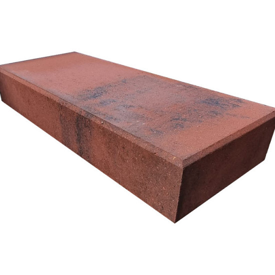 Traptrede (strak) 100x40x16 roestbruin