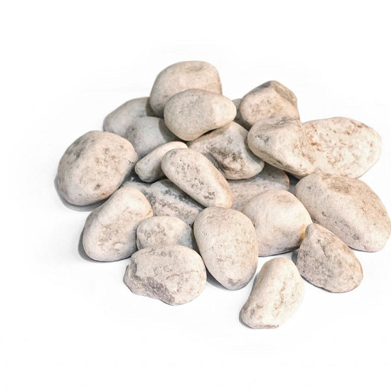 Carrara / marmer rond 40-60 mm (1000 kg)