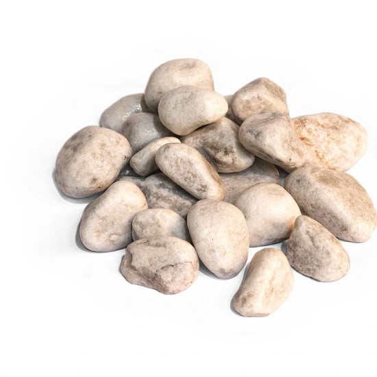 Carrara / marmer rond 40-60 mm (1000 kg)