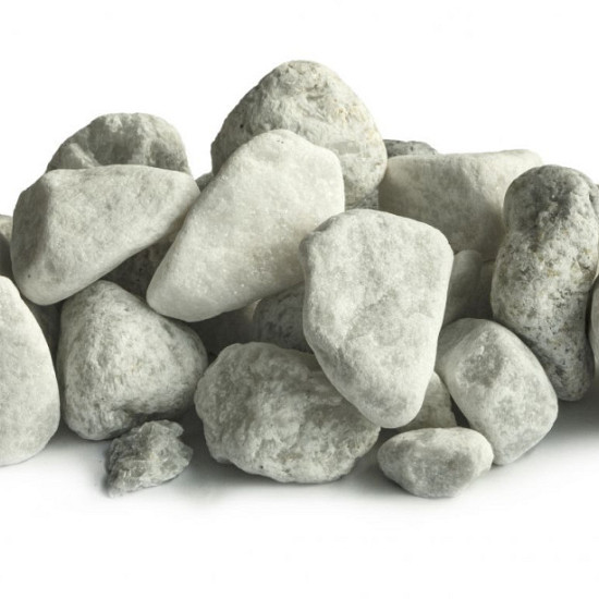 Carrara / marmer split 30-60 mm (500 kg)