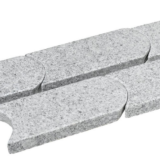 Graskanttegel Graniet 25x10x3 cm