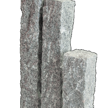 Palissade graniet naturel 50x12x12 cm