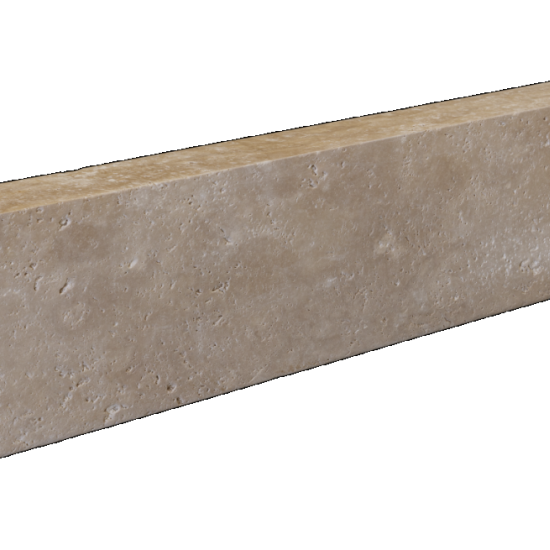 Beam/opsluitband Travertino autumn honed antique 8x25x100 cm