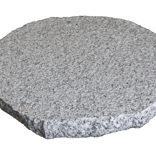 Staptegel Graniet Ø35x3 cm