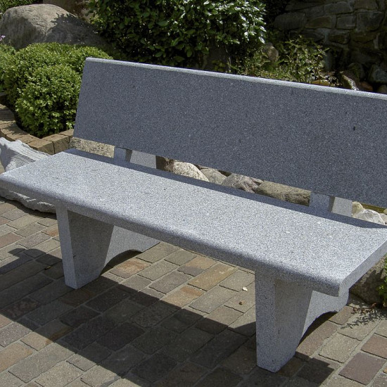 Bank Basic met rugleuning 115 cm