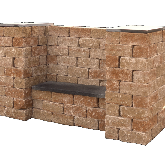 Combiwall Splitton Uno 30x15x12 Mont Blanc (lxbxh)
