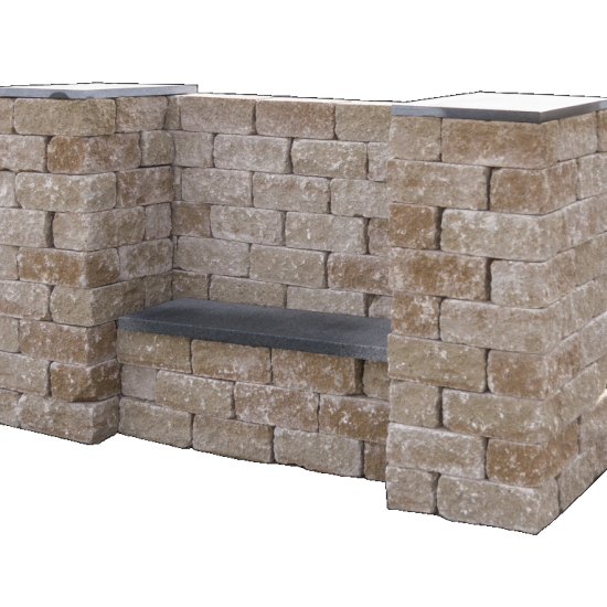 Combiwall Splitton Uno 30x15x12 Sierra Nevada (lxbxh)