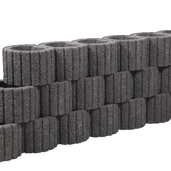 Cirkelflor Mini Zwart 30x20x20