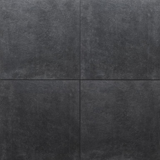 Keramische tegel 60x60x3 cm Tre Sasso Nero gerectificeerd#